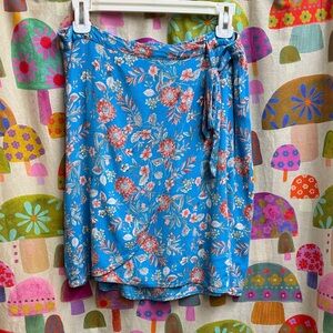 Xhilaration Faux Wrap Skirt. Medium